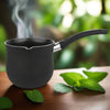 Single Handle Non Stick Coffee Warmer Boiling Pot Milk Pan / Matka Chay Pan - 10 cm