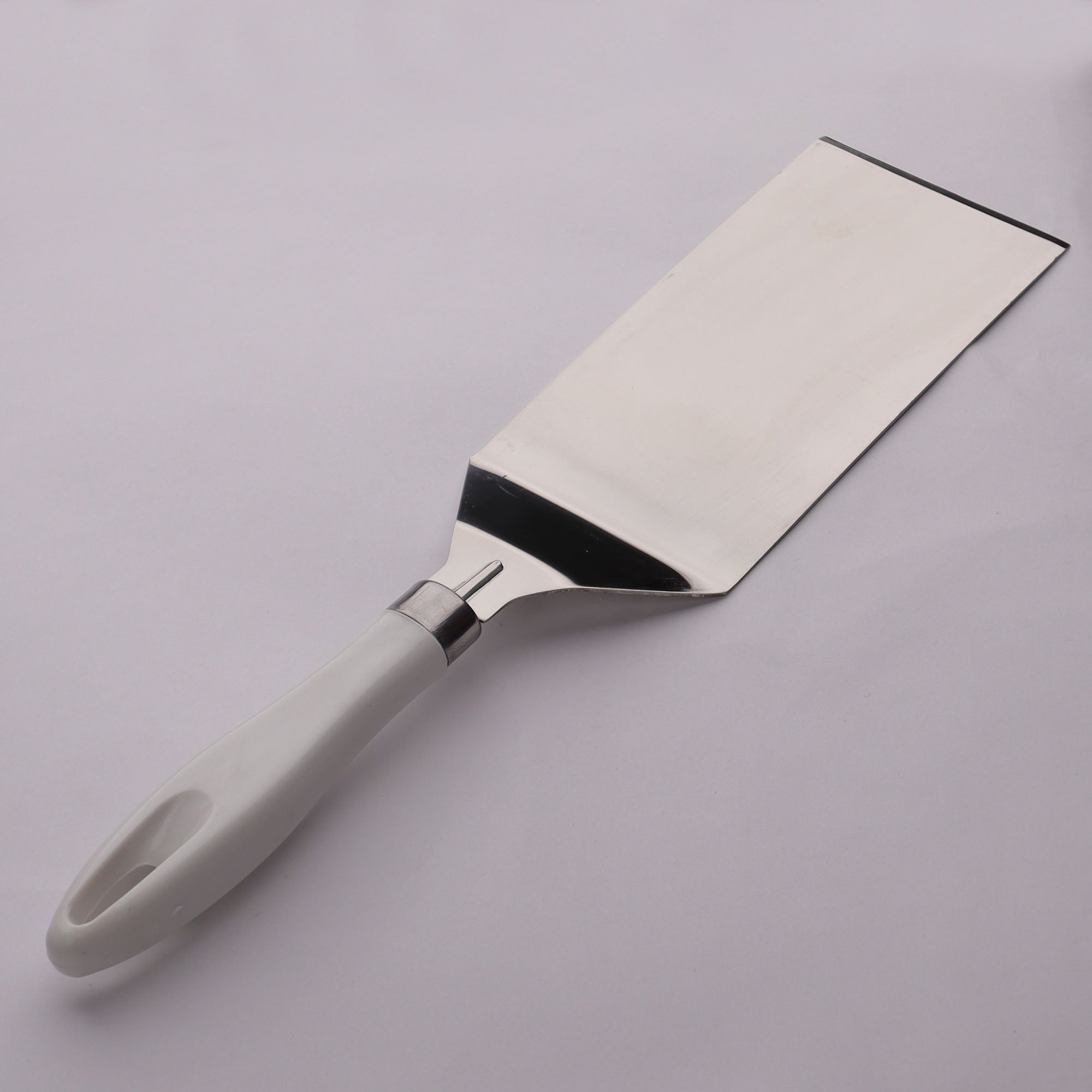 Chef Stainless Steel Turner Palta with White handle 