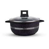 marble coating nonstick cookware ( cooking pot) die cast at low price in Pakistan - chef cookware
