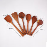 best quality wooden cooking spoon 6 pcs at best price in Pakistan-chef cookware