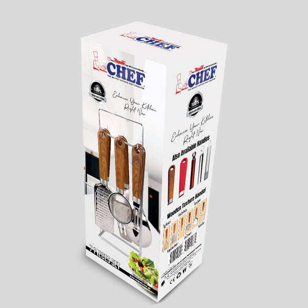 Chef 7 Pcs Complete Kitchen Tool Set - Kitchen Gadgets