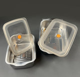 Majestic Chef 410 Grade Stainless Steel 2-Pcs Set Lunch Box - Food Container