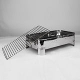 Majestic Chef Stainless Steel BBQ Serving Grill Small 9" x 12" - Medium