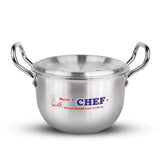 Premium Quality Aluminum Cookware Delish Pot Set 18/28 cm-Metal Finish