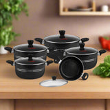 Chef Best Aluminum Non Stick Kitchen Set 5 Pcs New Arrival Cookware Set / Cooking Pot - Forged Set