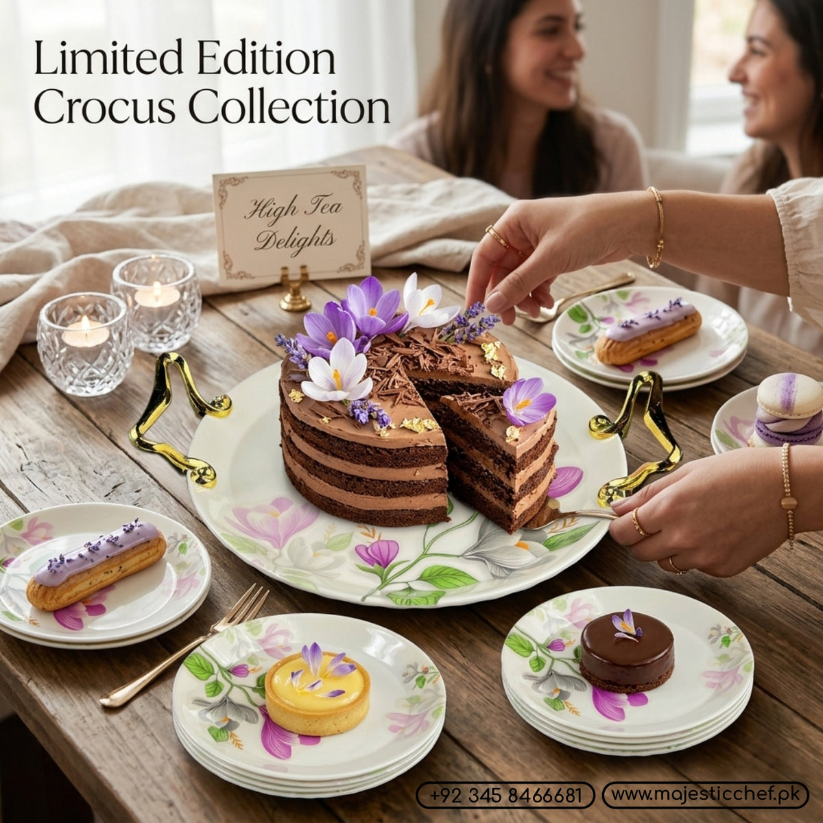 Melamine 7 Pcs Birthday Cake Set, Anniversary Cake Set