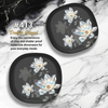 Majestic Luxury Crystal Coated Melamine Dinner Ware 72 Pcs Dinning Set - 8 Persons Serving -413