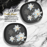 Majestic Luxury Crystal Coated Melamine Dinner Ware 72 Pcs Dinning Set - 8 Persons Serving -413