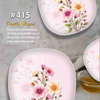 Majestic Luxury Crystal Coated Melamine Dinner Ware 72 Pcs Dinning Set - 8 Persons Serving -415