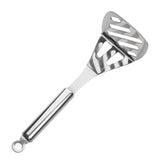 Chef Stainless Steel Potato Masher with Steel Pipe Handle
