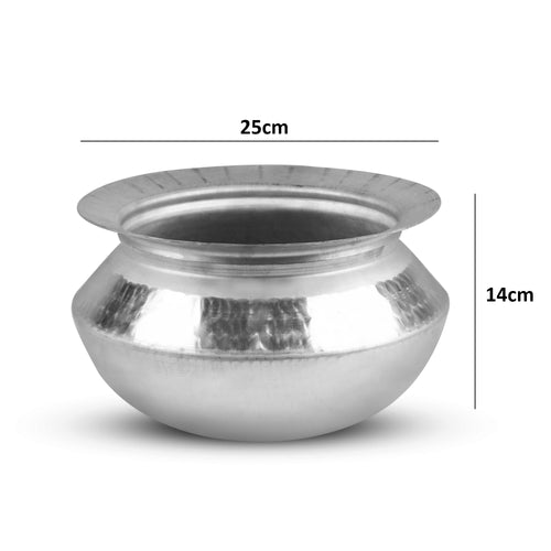 Aluminum Mathar SIPRI Best Handi For Cooking Food - 32cm Hover