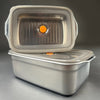 Majestic Chef 410 Grade Stainless Steel 2-Pcs Set Lunch Box - Food Container