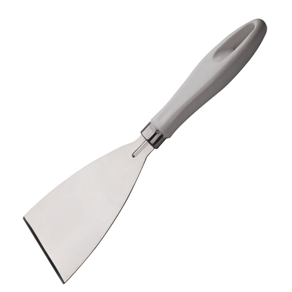 Chef Stainless Steel Scrapper Tool with White ABS handle - Kitchen Gadgets