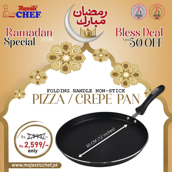 Chef Best Non Stick Tawa pan Roti pan paratha pan Pizza Pan  Crepe Pan - 30 cm
