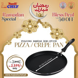 Chef Best Non Stick Tawa pan Roti pan paratha pan Pizza Pan  Crepe Pan - 30 cm