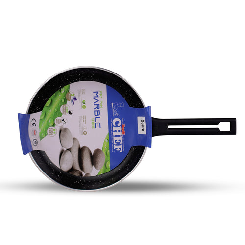 Chef Best Non-Stick Marble Coating Round Frying Pan (4MM) Hover