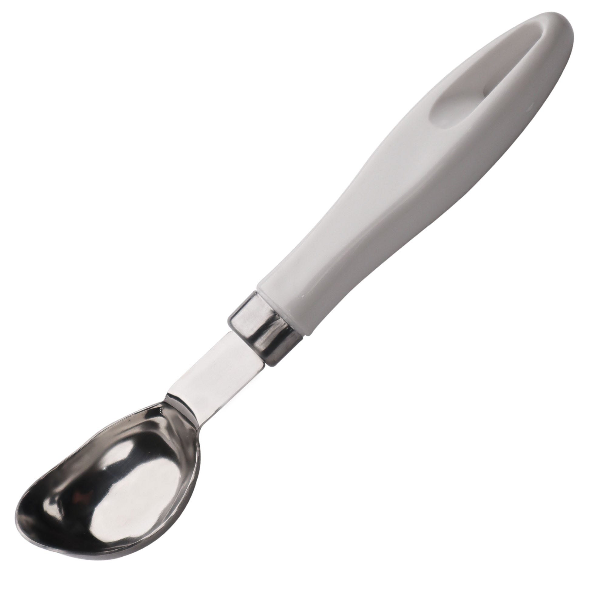 ice cream scoom stainless steel white handle best quality chef cookware