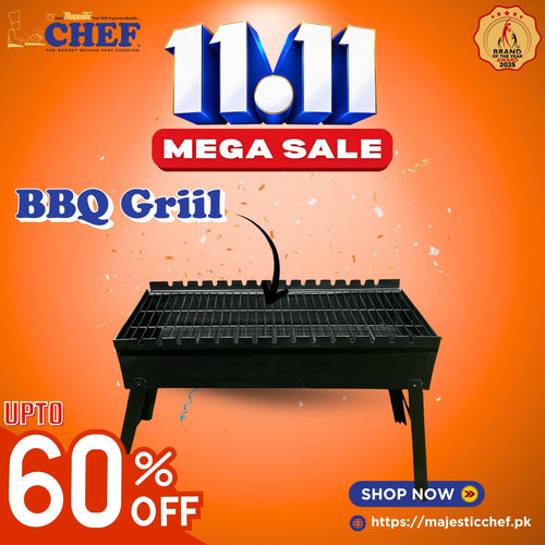 Majestic Chef MS Charcoal BBQ Grill Special Edition - New Arrival Outdoor Camping