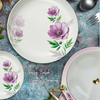 Crystal Coated 100 % Double Glaze Melamine Dinner Set Premium Quality - 80 Pcs Set - 05