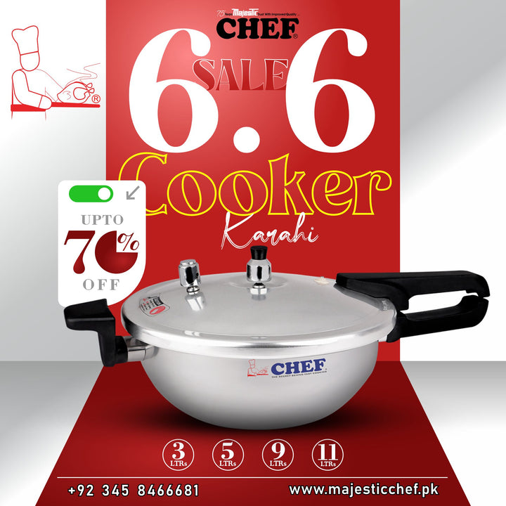 Pakistan Rustom Cooker Cooker Shop Pakistan's Best Aluminum Pressure Cooker At Low Price – Chef Cookware