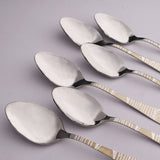 6 Pcs CHEF Nice Stainless Steel Table Spoon Set 02 - Kitchen Cutlery