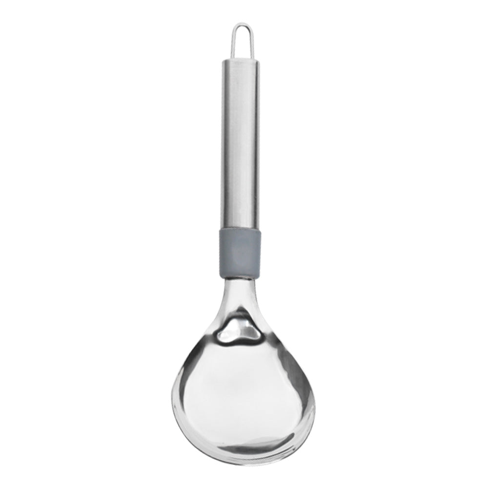 Chef Stainless Steel Curry Spoon with Steel Pipe Handle