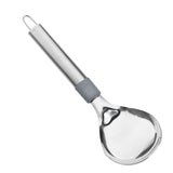 Chef Stainless Steel Curry Spoon with Steel Pipe Handle