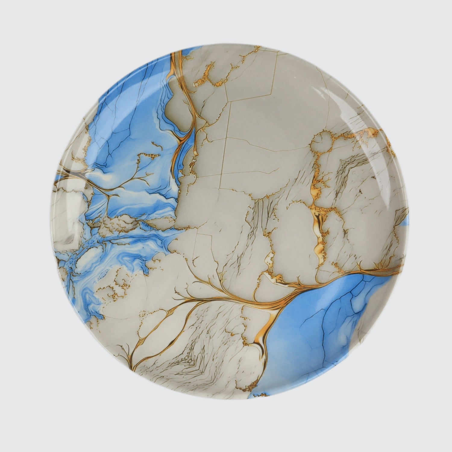 "Melamine crystal-coated dinnerware set by Majestic Chef, a leading cookware brand in Pakistan – durable, stylish, and ideal for everyday use or special occasions."