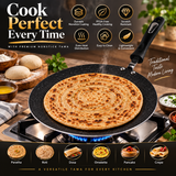Marble Coated Non Stick Tawa/ Paratha Pan - 30 cm