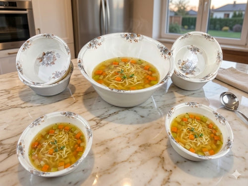 Chef Cookware Melamine Double Glazed Premium 7 Pcs Soup Set (829)