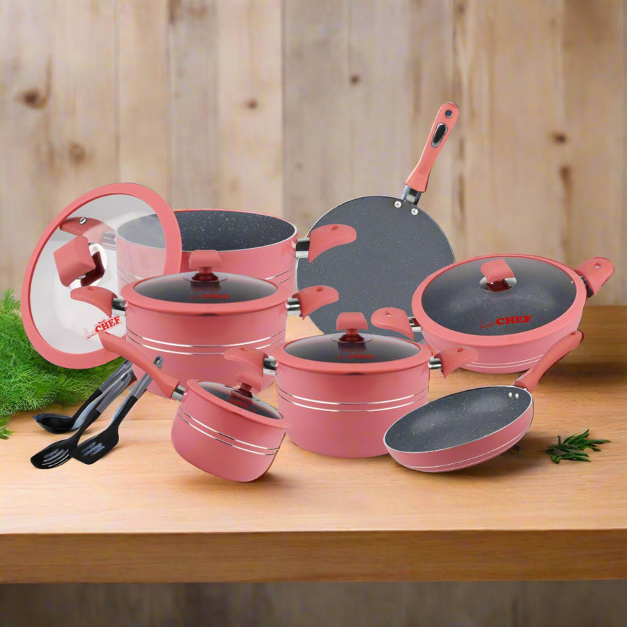 Best Quality Nonstick Cookware Set Price In Pakistan - Majestic Chef ...