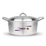 Aluminum Casserole+Aluminum Frying Pan+ Tempered Glass Lid 26cm - Combo Offers