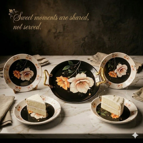 Melamine 7 Pcs Birthday Cake Set, Anniversary Cake Set (#12)