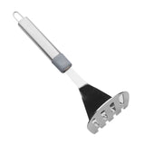Chef Stainless Steel Potato Masher with Steel Pipe Handle