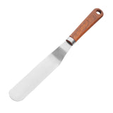 Chef Stainless Steel Cheese Paster and Spreader with Wooden Texture handle