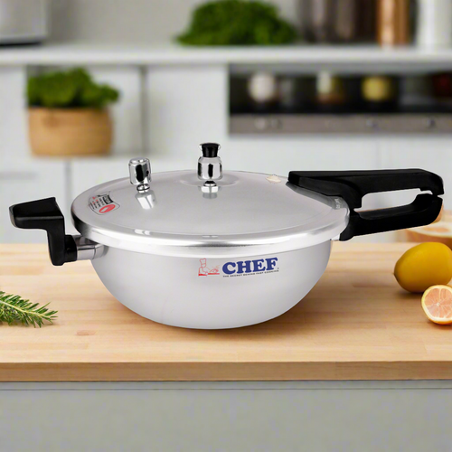 Majestic CHEF Soft anodised Pressure Cooker Karahi 2 In 1