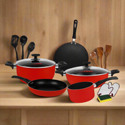 best quality nonstick cookware complete kitchen set all in one with cooking spoons-chef cookware