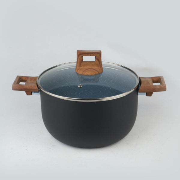 Majestic Chef Granito Series Marble Coating Nonstick Casserole/Handi/Pateeli - 28cm