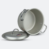 anodizes cooking pot with lid premium quality by majestic chef at sale price