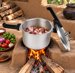 Soft Anodized Pressure Cooker - 1305 Liter Long Handle