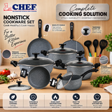 15 Pieces Non Stick Marble Coated Rebirth Gift Pack Set