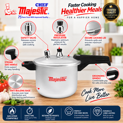 Soft Anodized Majestic Pressure Cooker