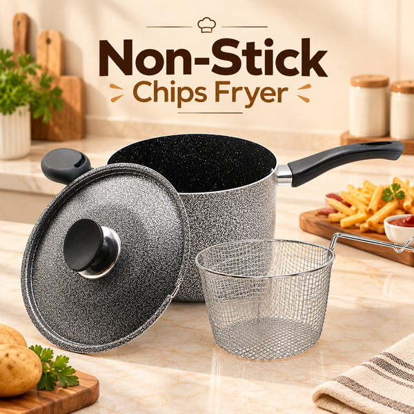 CHEF Non-Stick Chips Fryer - 20 cm