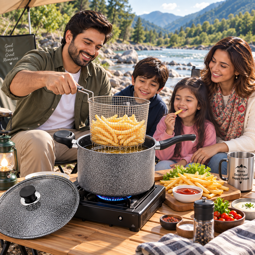 CHEF Non-Stick Chips Fryer - 20 cm Hover