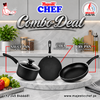 Nonstick Sauce Pan - Tawa And Frying Pan - Combo Deal #1