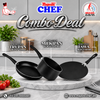 Nonstick Frying Pan - Milk Pan And Tawa - Combo Deal #2