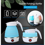 Majestic Chef Foldable And Portable Teapot Water Heater Electric Kettle For Travel And Home Tea Pot Water Kettle Silica Gel Fast Water Boiling 600 Ml