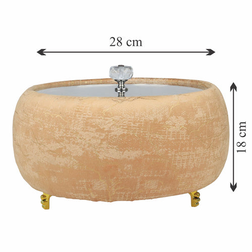 Stainless Steel Turkish Hot Pot - Velvet Nan Box - Random Color Hover