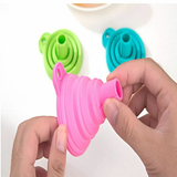 Chef 3Pcs Kitchen Gadgets Silicon Funnel Oil Water Funnel Kitchen Accessories Silicone Collapsible Funnel For Water Bottle Liquid Transfer (random Color)
