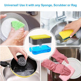 Chef 2Pcs Liquid Soap Pump Dispenser Pump Plastic For Dishwasher Sponge Holder